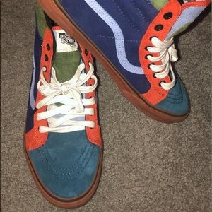 Multi colored vans